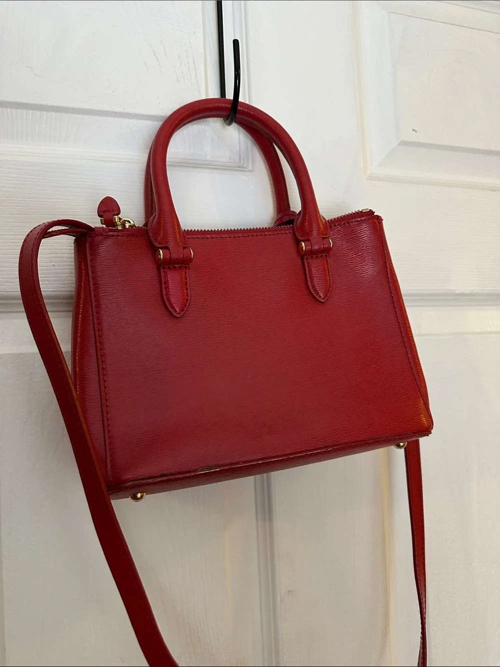 Ralph Lauren leather red purse